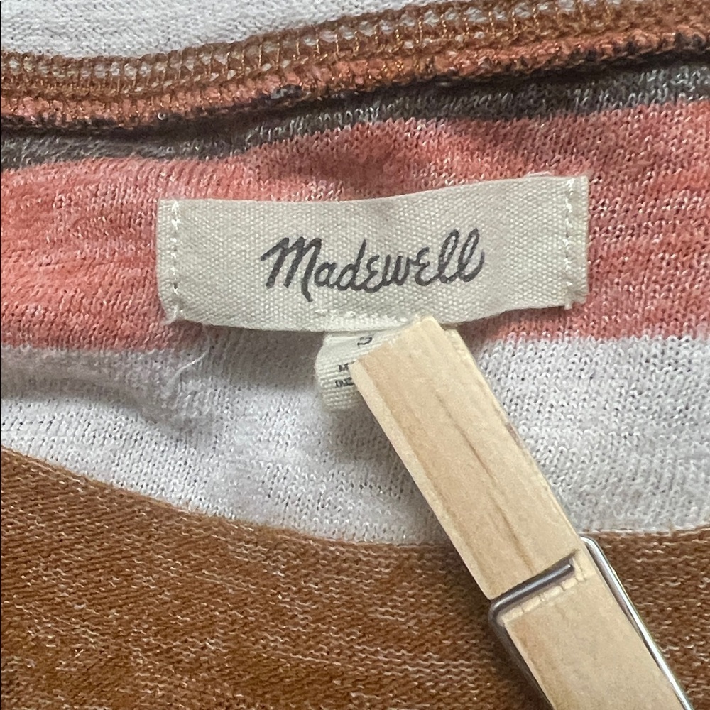 Madewell Multicolor Striped Short Sleeve Tee - Picture 2 of 5